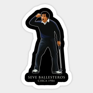 Seve Ballesteros Circa 198 Sticker